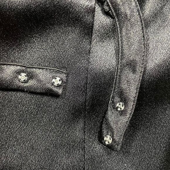 NWT French Connection Satin Fitted Maximalist Halter Top - Picture 7 of 8